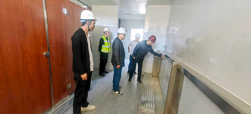 鄭州市建設投資集團有限公司 第六十七高級中學項目部國慶、中秋安全生產(chǎn)檢查簡報